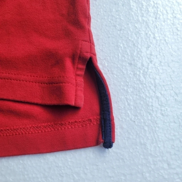 U.S. POLO ASSN. Men's Luxury Feel Red Button Collared Short Sleeve Tee Sz L - Picture 7 of 9